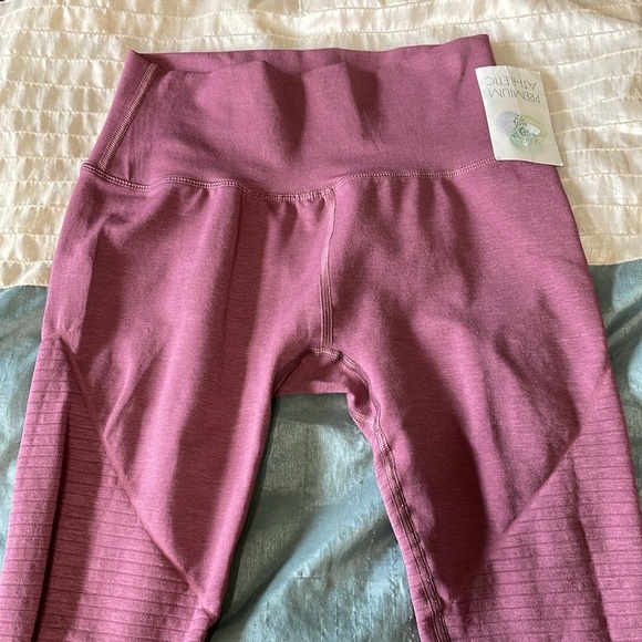 Lot of 2 Alphalete Halo Leggings Light Green & Pink Like New Size Medium - Picture 5 of 14